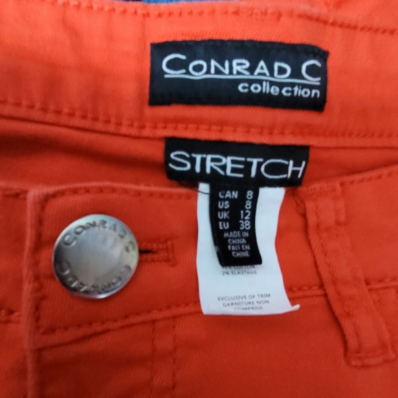 Conrad C Collection Orange Denim Jeans - Picture 6 of 10
